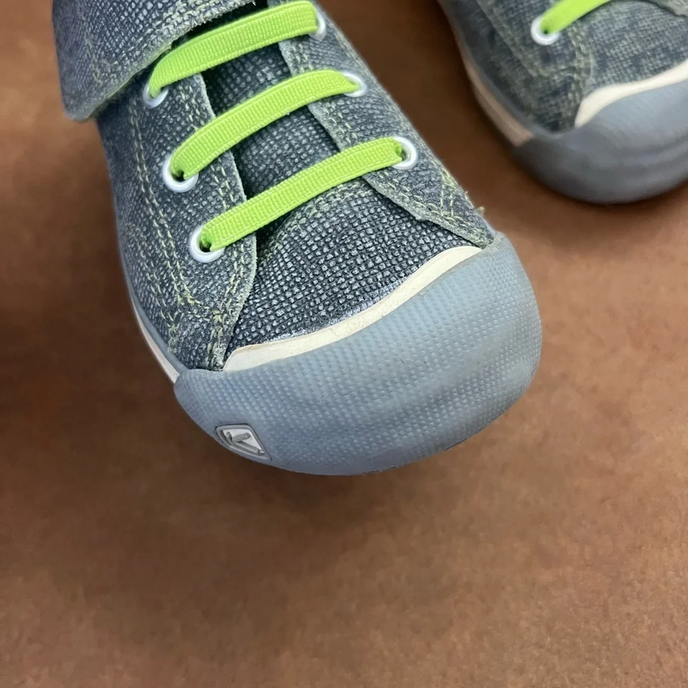 Keen Kids Sneakers with Neon Green Laces